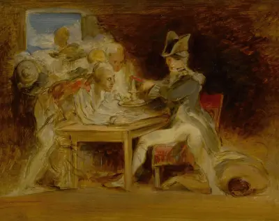 Nelson versiegelt den Kopenhagener Brief von Sir David Wilkie