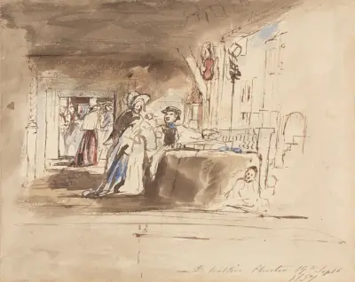 Shopping in the Rows, Chester av Sir David Wilkie