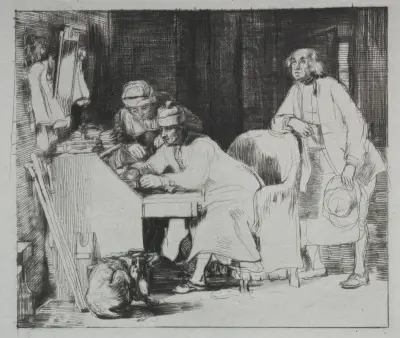 The Lost Receipt av Sir David Wilkie