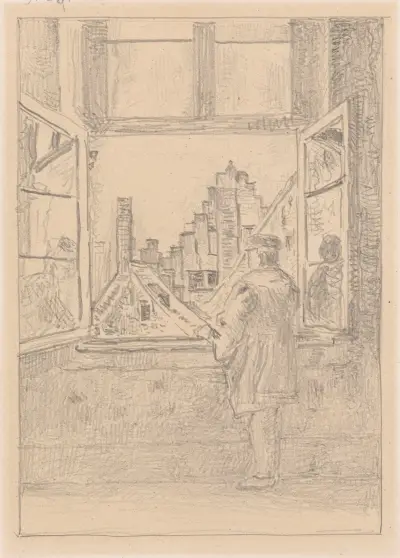 Man at the Window – nr 1 av Henri de Braekeleer