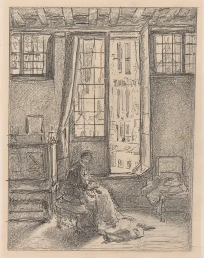 The Carillon av Henri de Braekeleer