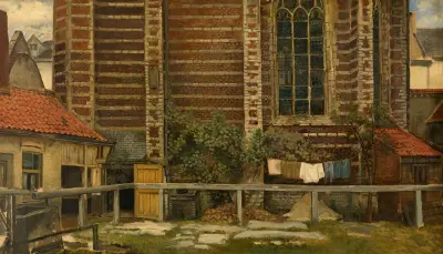Nådens kapell i Antwerpen av Henri de Braekeleer
