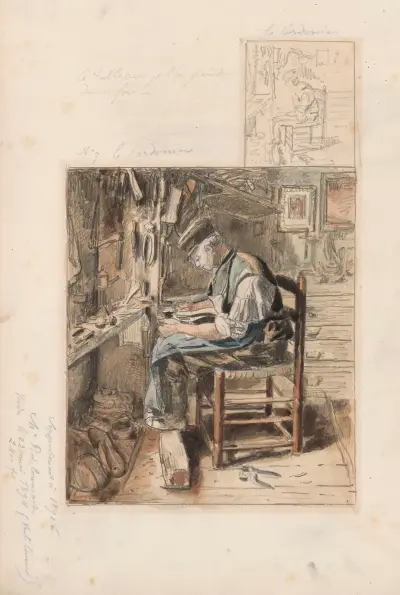 Skoflickaren av Henri de Braekeleer
