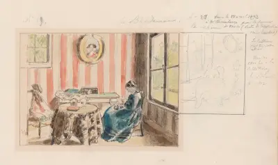 Brodererskan av Henri de Braekeleer