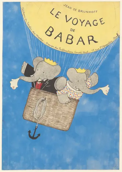 Le voyage de Babar Pl.02 av Jean de Brunhoff