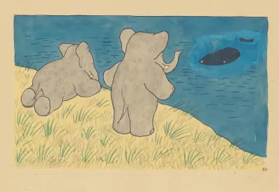 Le voyage de Babar Pl.06 av Jean de Brunhoff