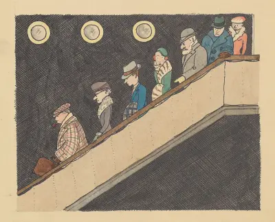 Babar reser, plansch 10 av Jean de Brunhoff