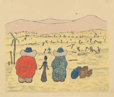 Babar reser – plansch 16 av Jean de Brunhoff