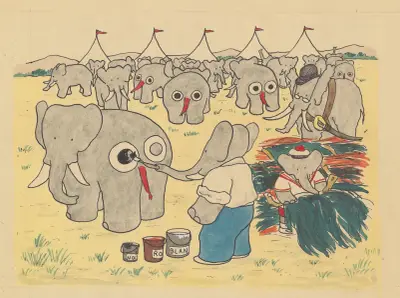 Babar reser (Le voyage de Babar Pl.20) av Jean de Brunhoff