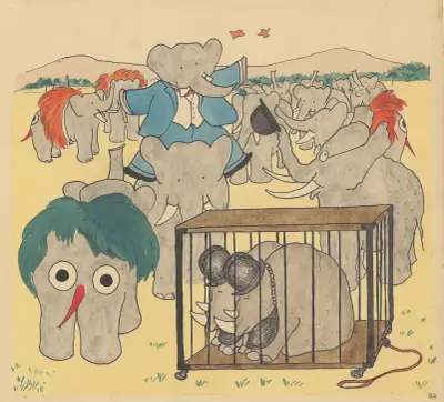 Le voyage de Babar Pl.21 av Jean de Brunhoff