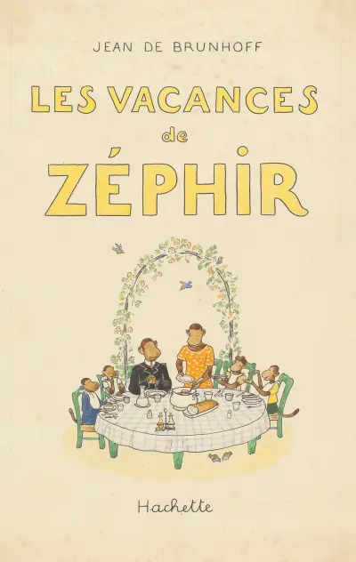 Les vacances de Zéphir Pl.01 av Jean de Brunhoff