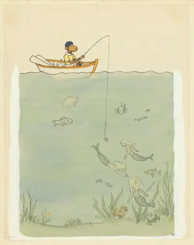 Les vacances de Zéphir Pl.10 av Jean de Brunhoff