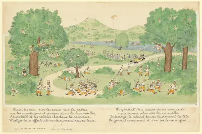 Les vacances de Zéphir Pl.15 av Jean de Brunhoff