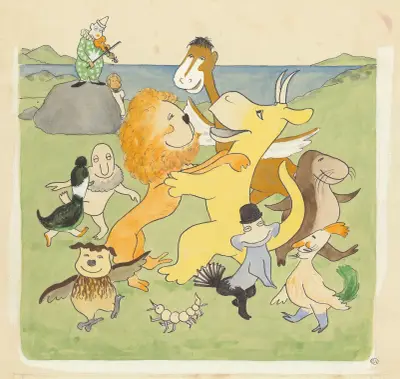 Les vacances de Zéphir Pl.26 av Jean de Brunhoff