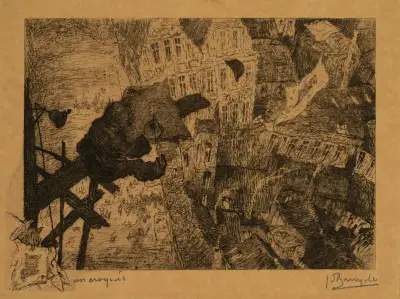 En skiss av Jules De Bruycker