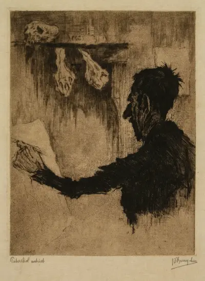 An Artist from the Patershol (Georges Van de Walle, alias Cies de Kalle) av Jules De Bruycker