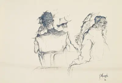 Figurer på en krog av Jules De Bruycker