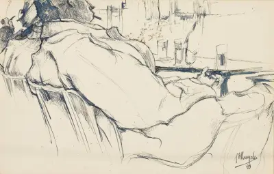 Figurer i en krog av Jules De Bruycker