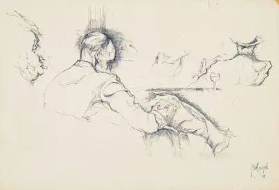 Figurer på en krog av Jules De Bruycker