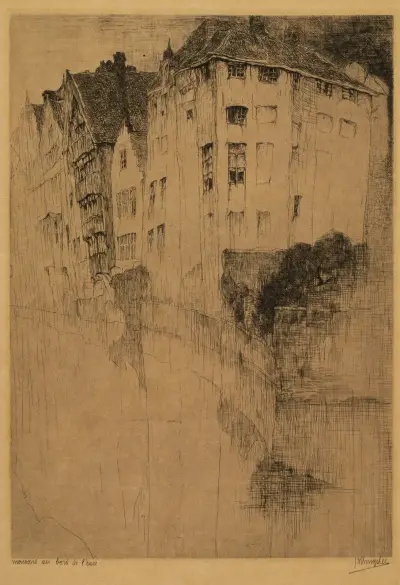 Houses by the Water von Jules De Bruycker