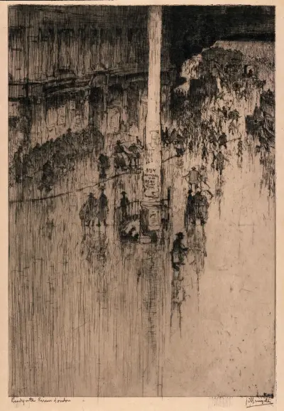 Ludgate Circus in London von Jules De Bruycker