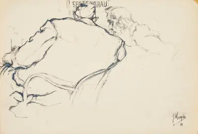Män i en krog av Jules De Bruycker