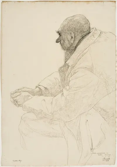 Porträtt av Jacob Alijn av Jules De Bruycker