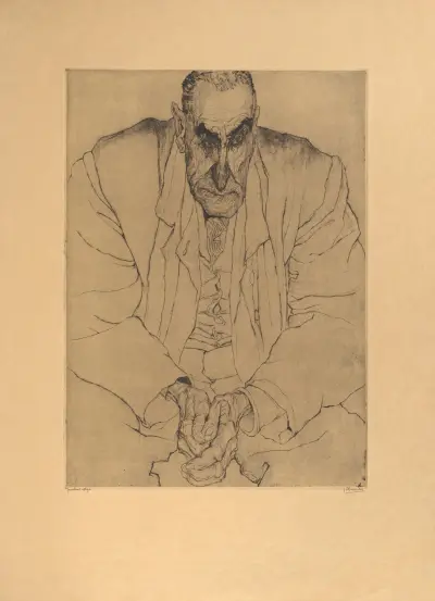 Portrét Jacobuse Alijna, 1921 – Nr. 1, Jules De Bruycker