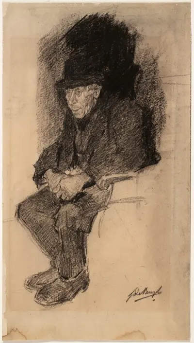 Sedící stařec, 1914 – č. 2, Jules De Bruycker