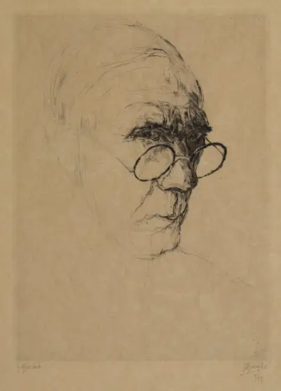 Självporträtt av Jules De Bruycker