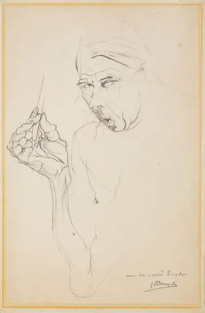 Självporträtt av Jules De Bruycker