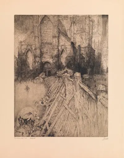 Sankt Nikolauskyrkan i Gent av Jules De Bruycker