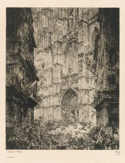 The Antwerp Cathedral av Jules De Bruycker