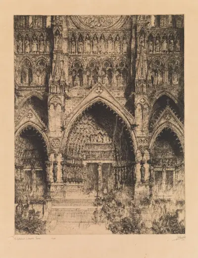 Katedralen i Amiens av Jules De Bruycker