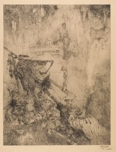 Döden (Ypres fall) av Jules De Bruycker