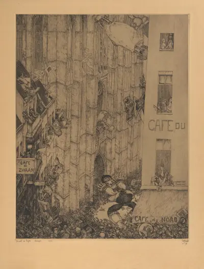 The Grudge of the Sinjoor (Antwerp) av Jules De Bruycker