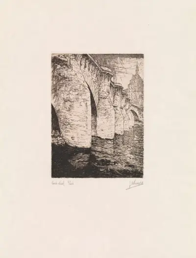 Pont-Neuf i Paris av Jules De Bruycker