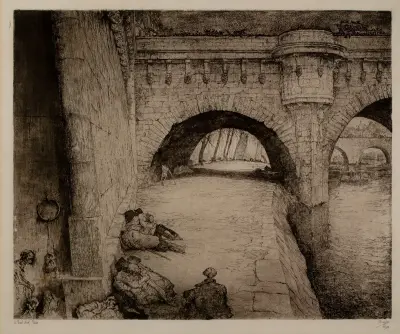 Pont-Neuf i Paris av Jules De Bruycker