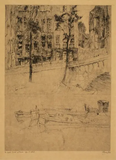 Kajen Conti i Paris av Jules De Bruycker
