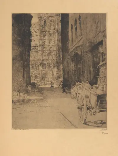 Kvarteret Chair et Pain i Bryssel (Stadshuset i Bryssel) av Jules De Bruycker