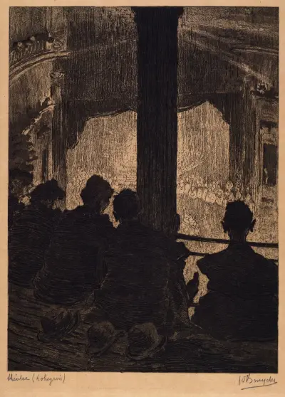 The Theatre (Lohengrin) von Jules De Bruycker