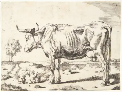 Stehende Kuh von Marcus de Bye