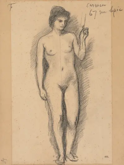 Carmen (last half 1800s) av Pierre Puvis de Chavannes