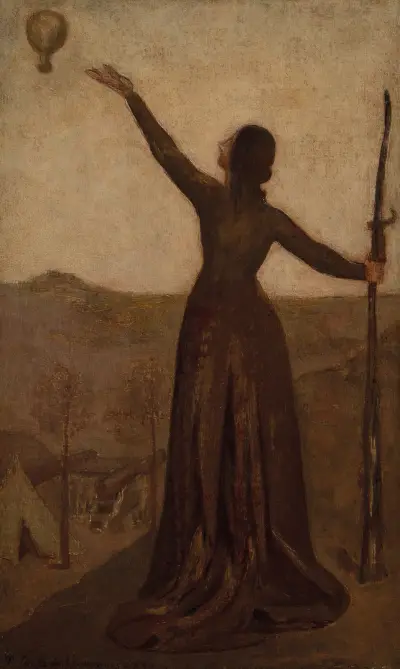 Studie för 'Ballongen' av Pierre Puvis de Chavannes
