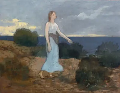 Älvan på stranden av Pierre Puvis de Chavannes