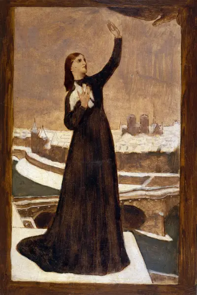 Brevduvan av Pierre Puvis de Chavannes