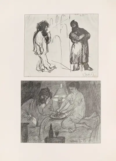 Puvis de Chavannes karikatyrer, pl. 01 av Pierre Puvis de Chavannes
