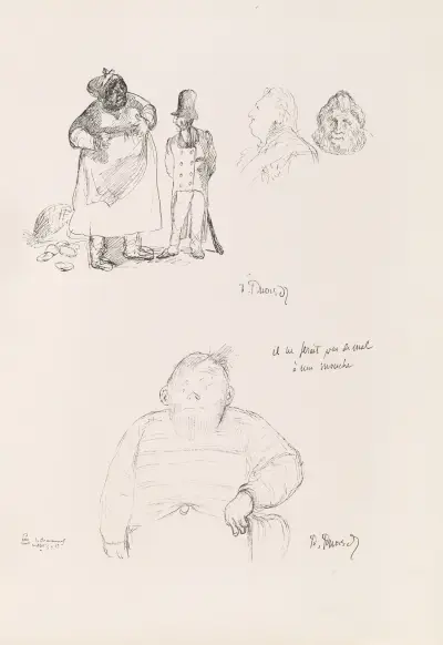 Les caricatures de Puvis de Chavannes Pl.18 av Pierre Puvis de Chavannes