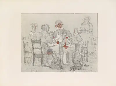Puvis de Chavannes karikatyrer, pl. 39 av Pierre Puvis de Chavannes