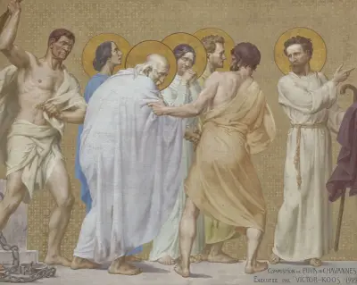 Procession, 1889 – nr 2 av Pierre Puvis de Chavannes
